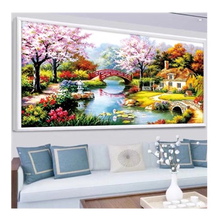 Tranh thêu tổ ấm hạnh phúc 220x1m sỉ= lẻ