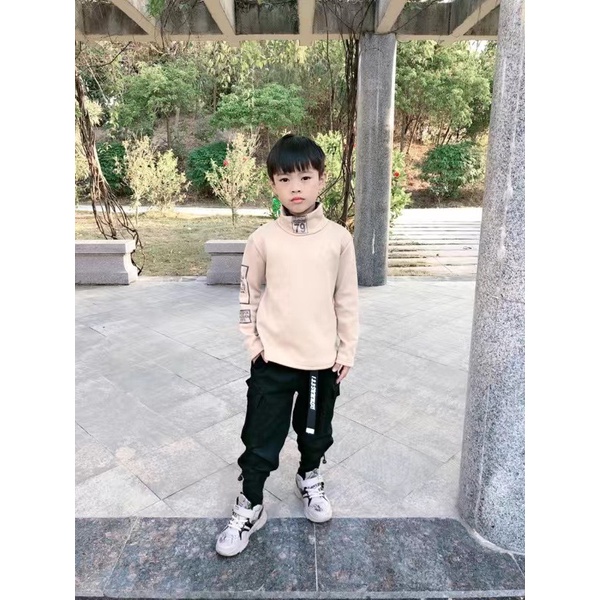 Áo nỉ lót bông ấm lên form cực đẹp cho bé trai