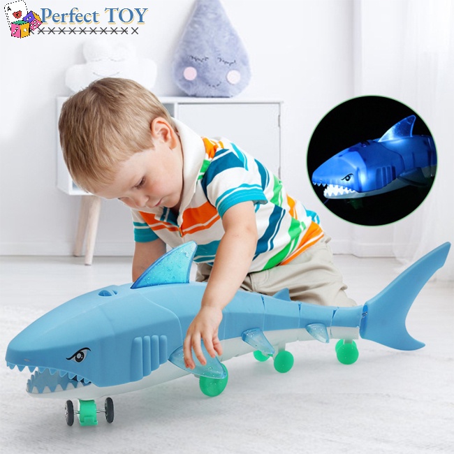 Đồ chơi cá mập sống động chân thực 2.4g 4inch