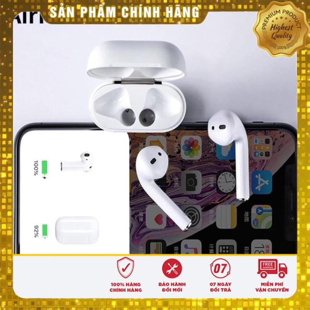 Tai nghe không dây Airpods 2 bản 1-1 TWS, tai nghe Airpods 2 định vị, đổi tên, cảm biến, bảo hành 6 tháng, TG Shop