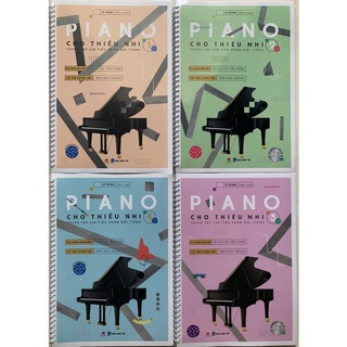 Sách - Piano Cho Thiếu Nhi - Tuyển Tập 220 Tiểu Phẩm Nổi Tiếng (Combo 4 cuốn)
