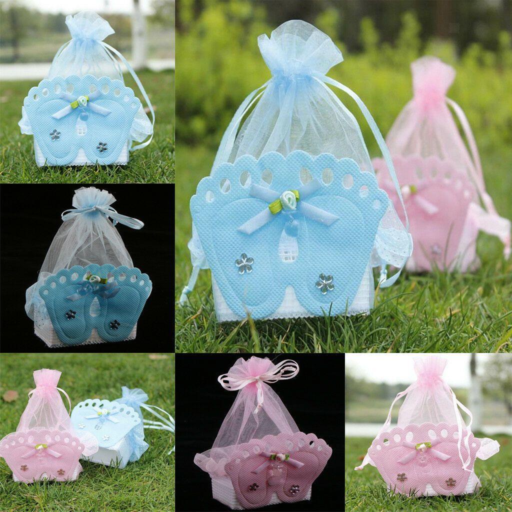 CHOOKEY Bộ 12 Hộp Đựng Kẹo Hình Dấu Chân Sáng Tạo