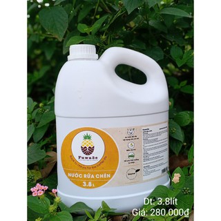 Nước rửa chén Enzym sinh học Fuwa3e 100% thiên nhiên mùi dứa 3.8l
