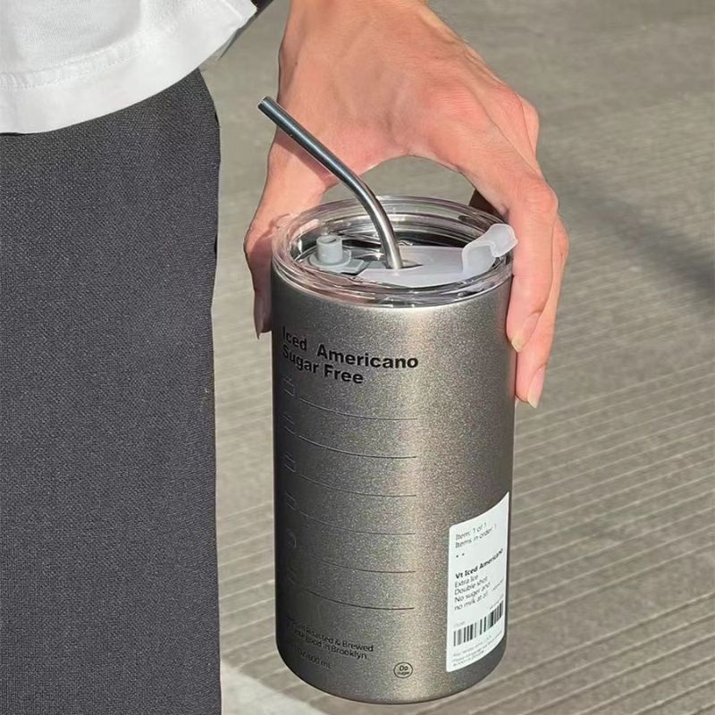 Cốc giữ nhiệt chất liệu inox an toàn giữ nhiệt cực lâu kiểu dáng thời thượng phong cách lebenang