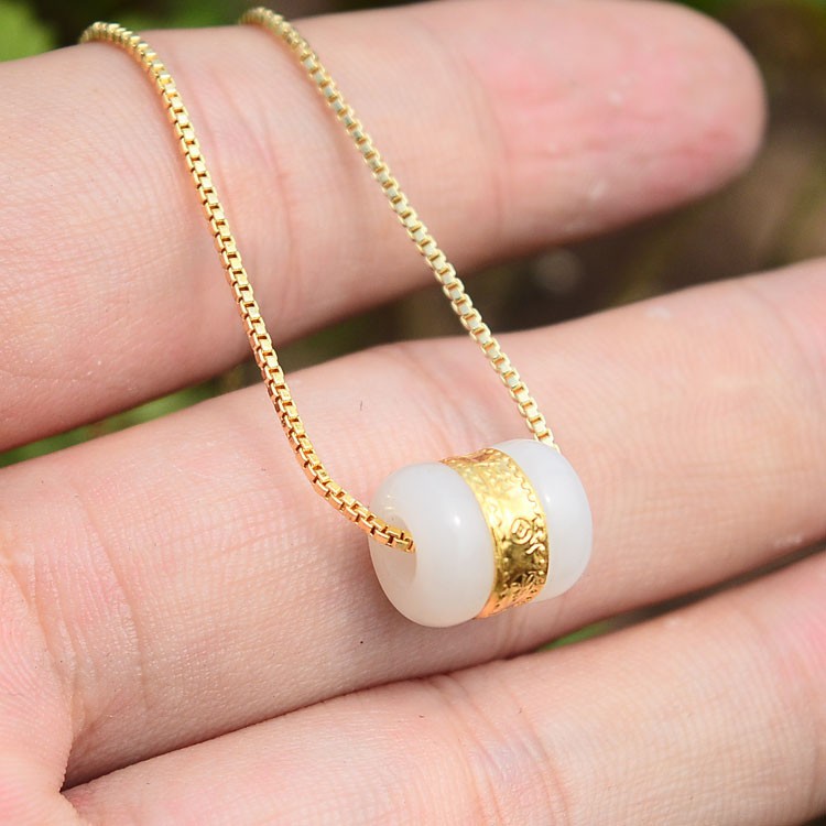 GIÁ SỈ  Mặt Dây Lu Thống Bạch Ngọc - Hàng đẹp loại 1, PH322