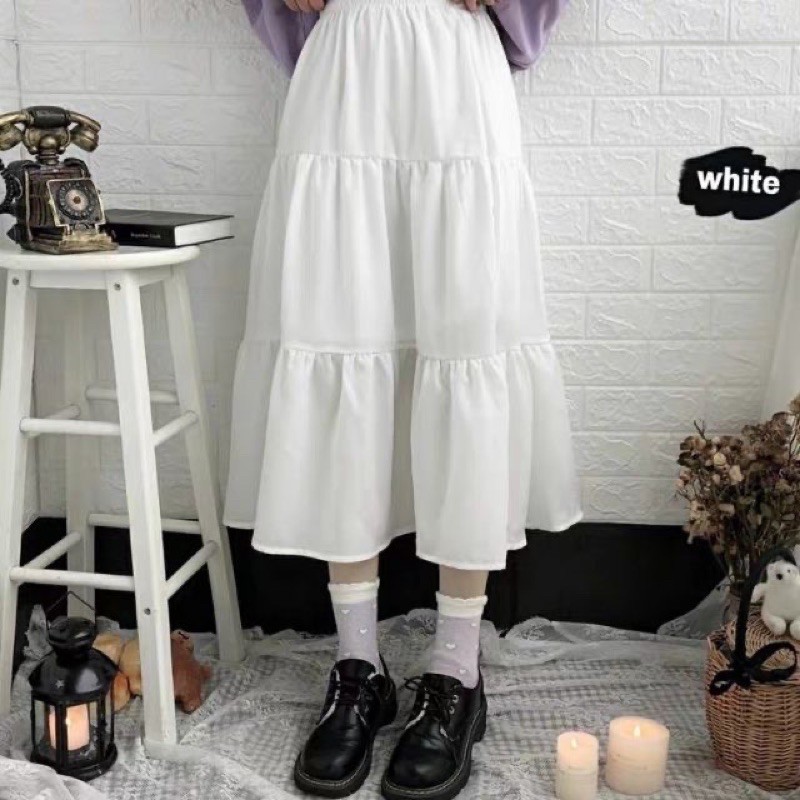 CHÂN VÁY VOAN TẦNG