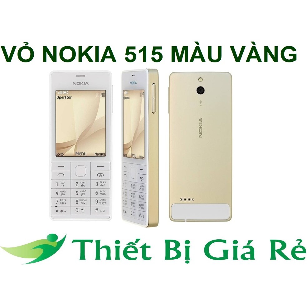 VỎ NOKIA 515 MÀU VÀNG