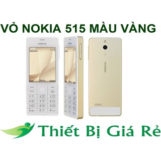 Vỏ nokia 515 màu vàng