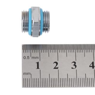 [rememberme]1pc G1/4 Dual External Thread Tube Connector for PC Water Cooling System L&6