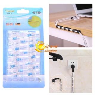 Vỉ 16/20 nút giữ dây điện