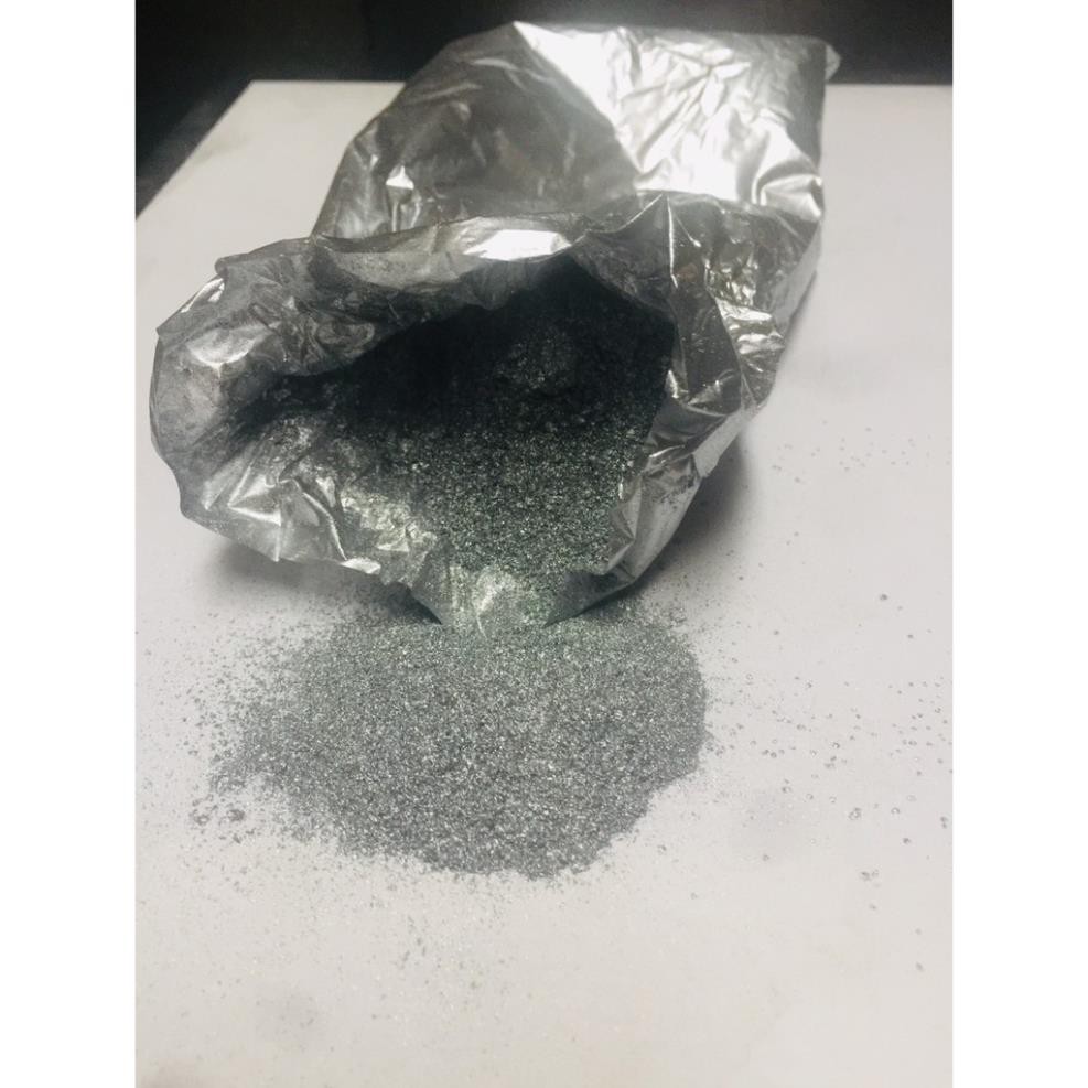 100g Bột nhũ bạc (Bột nhũ nhô.m siêu mịn không dầu)