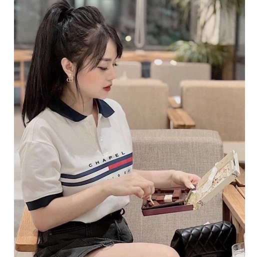 Áo Polo Nam/Nữ Chapel Authentic vải cá sấu mỹ Cotton mềm mịn