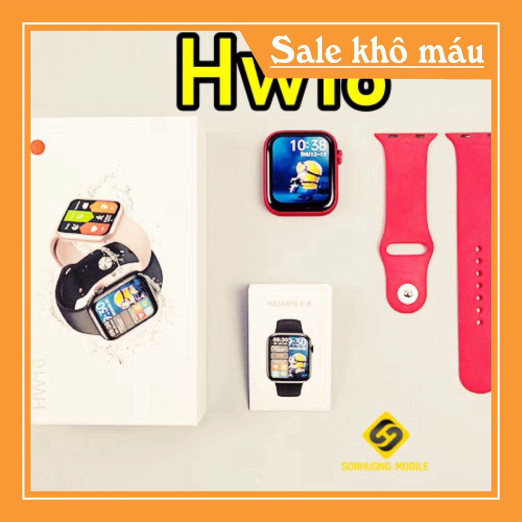 SALE KHÔ MÁU Đồng hồ thông minh HW12/HW16 màn hình Tràn Viền, hỗ trợ Nghe Gọi, Thay Hình Nền, có Núm Xoay, chống nước IP