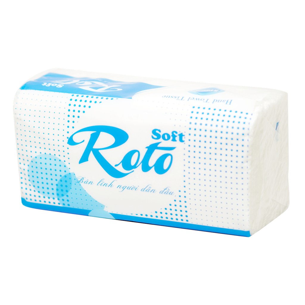 [COMBO] Khăn giấy rút lau tay đa năng 2 lớp mềm mại ROTO | Thế Giới Giấy | 100% bột giấy nguyên sinh | RT20-2