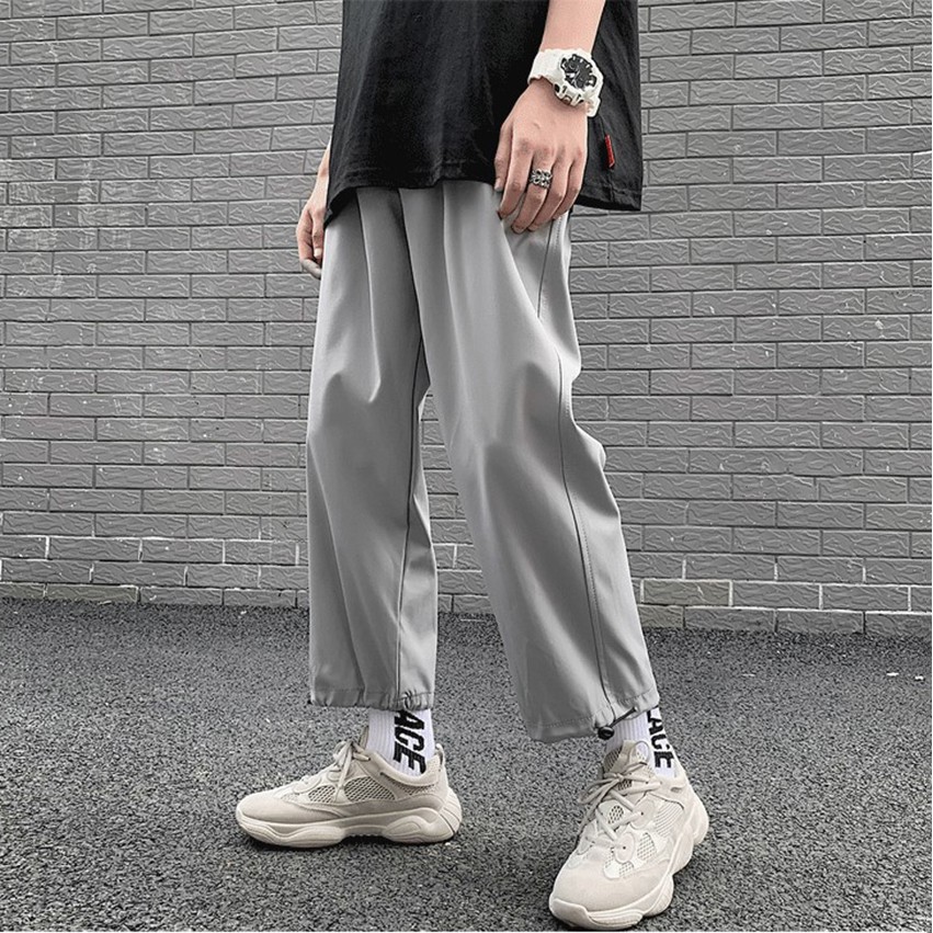 Quần Thể Thao Nam Nữ Mặc 2 Kiểu Ống Suông Culottes Và Jogger Bo Gấu Lưng Thun ZENKODLMEN JOGGER NAM 9000064C2