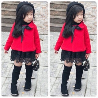 Combo 3 set đồ thu đông cho bé gái 9-10kg