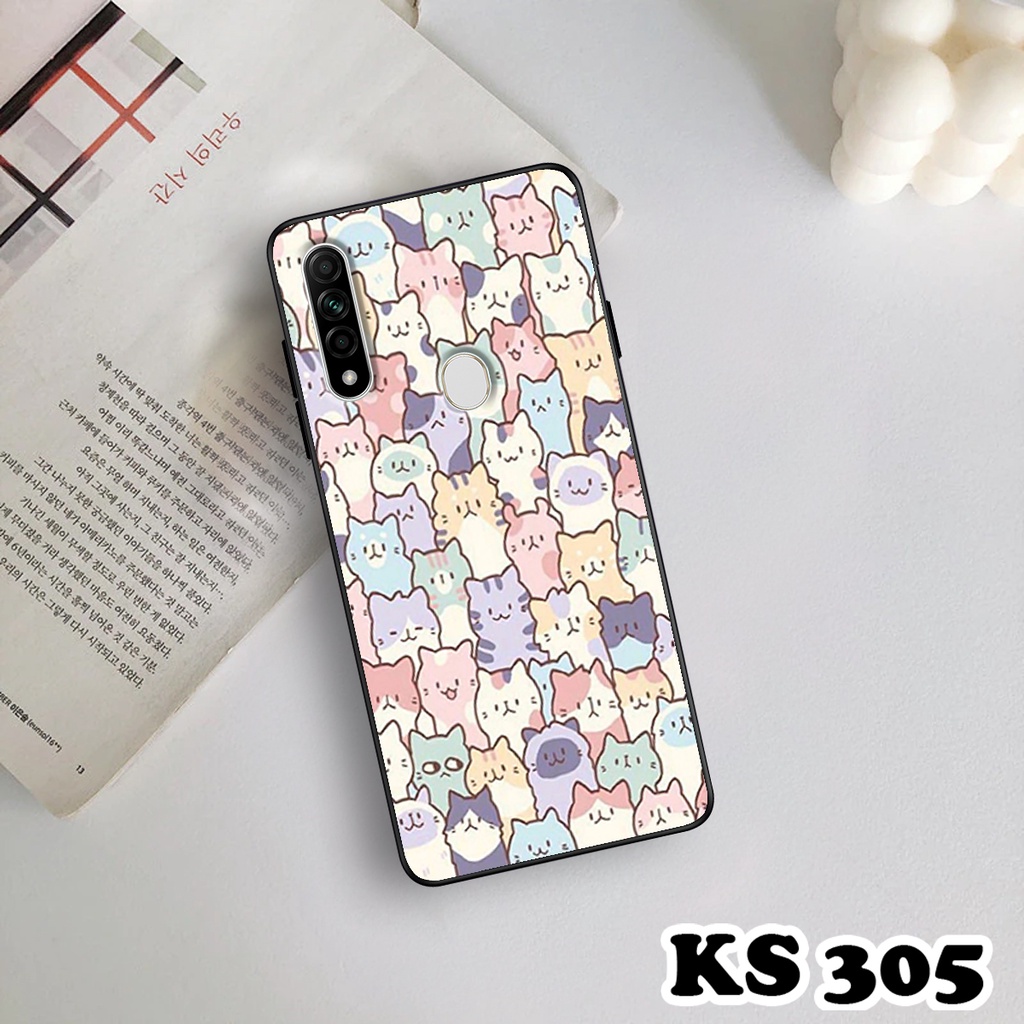 Ốp lưng Oppo A8 - Oppo A31 2020 - Oppo A91 - Ốp in hình LoveCat - Chất liệu TPU siêu bền