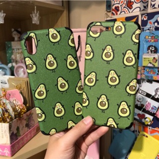 Ốp lưng silicon bề mặt sần hình trái bơ Avocado - tiemcuaan