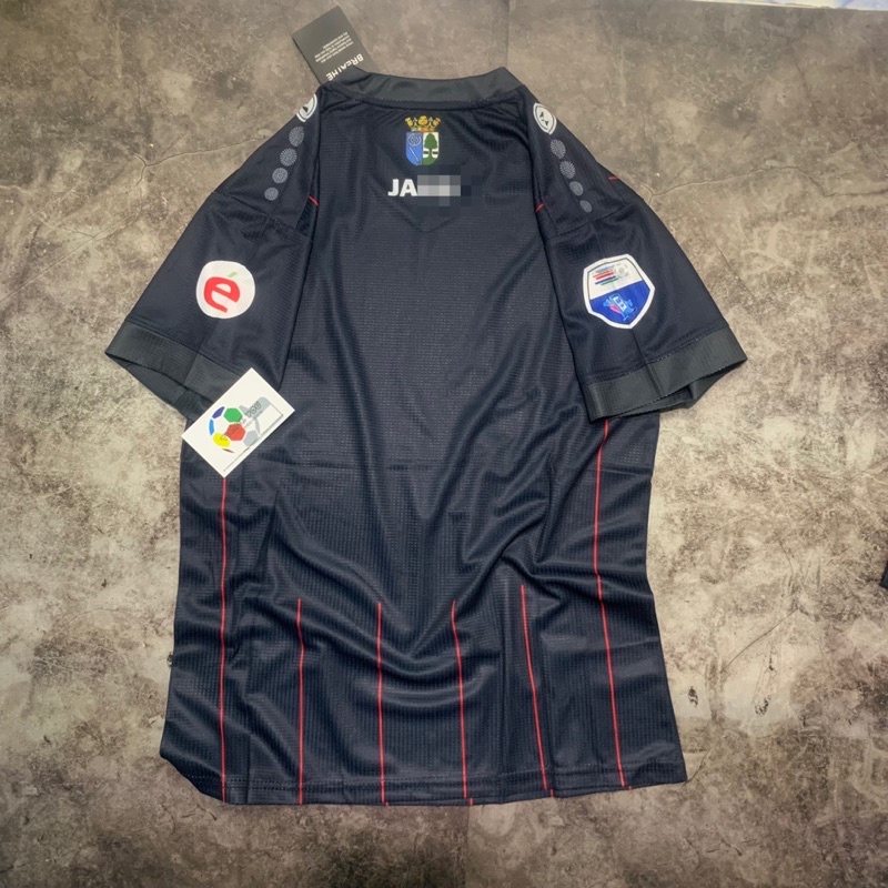 Bộ áo bóng đá SC Heereveen đen 2021-2022