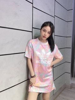 [Full tag code] Váy Adidas hoạ tiết loang 2020