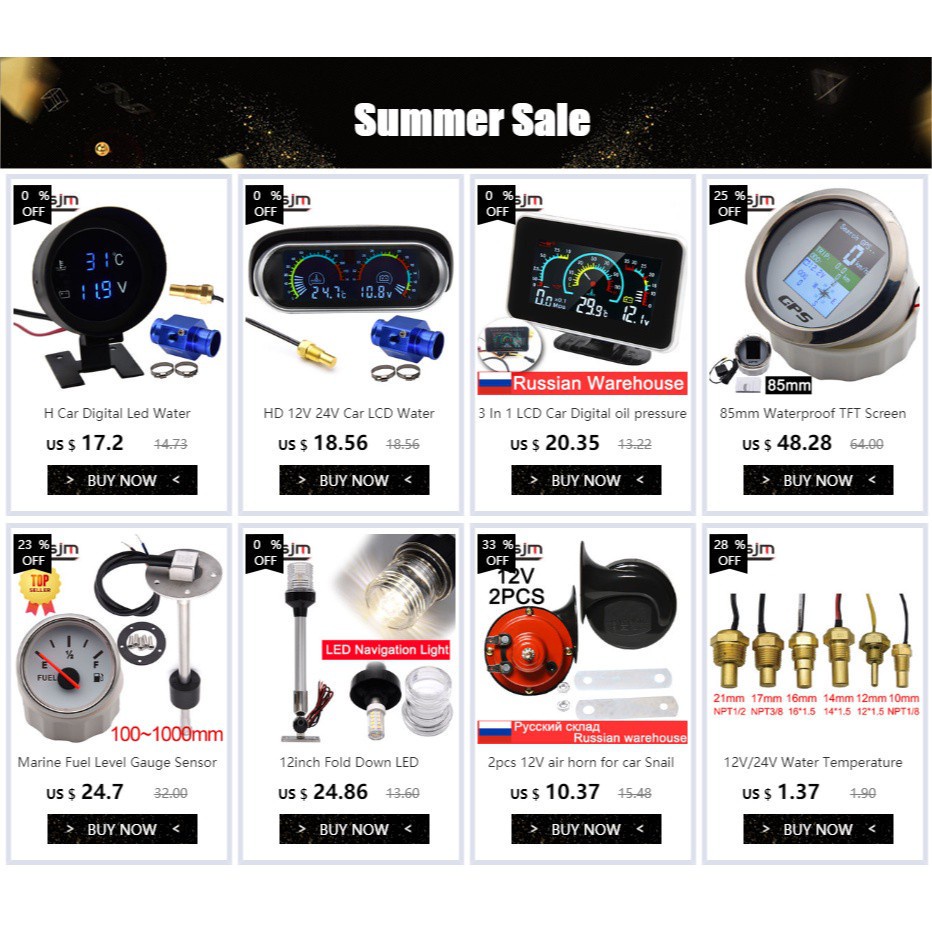 Cảm Biến Đo Mức Nước Nhiên Liệu 100mm-1000mm 0~190 240~33 ohm Cho Tàu Thuyền