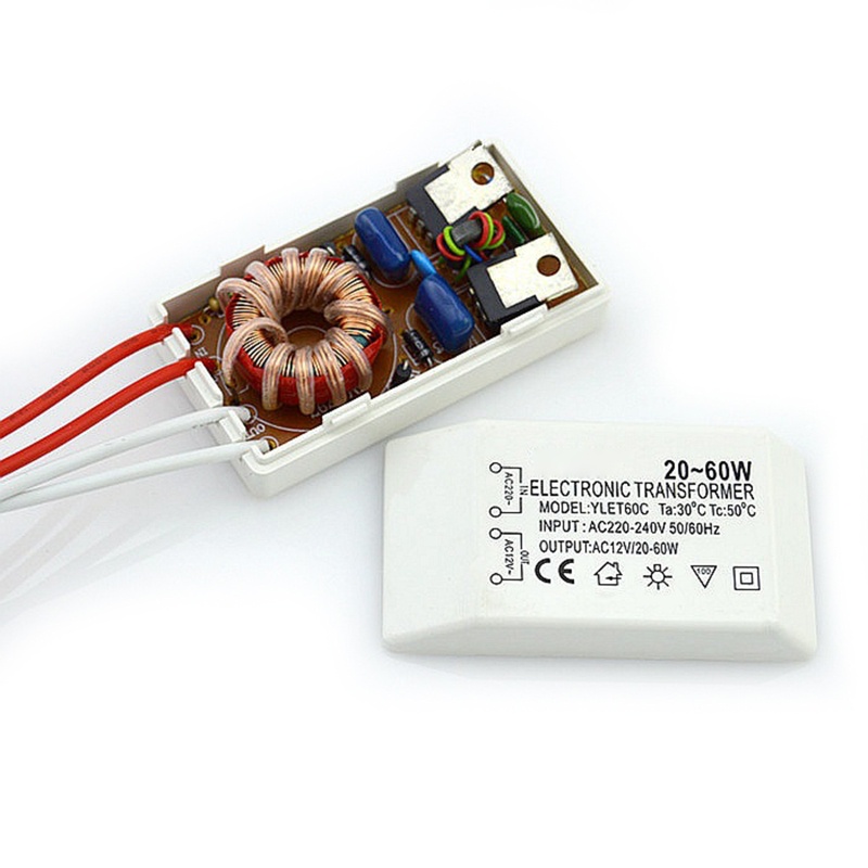 Bộ Chuyển Đổi Điện AC 220V Sang 12V 20-60W Cho Đèn Halogen