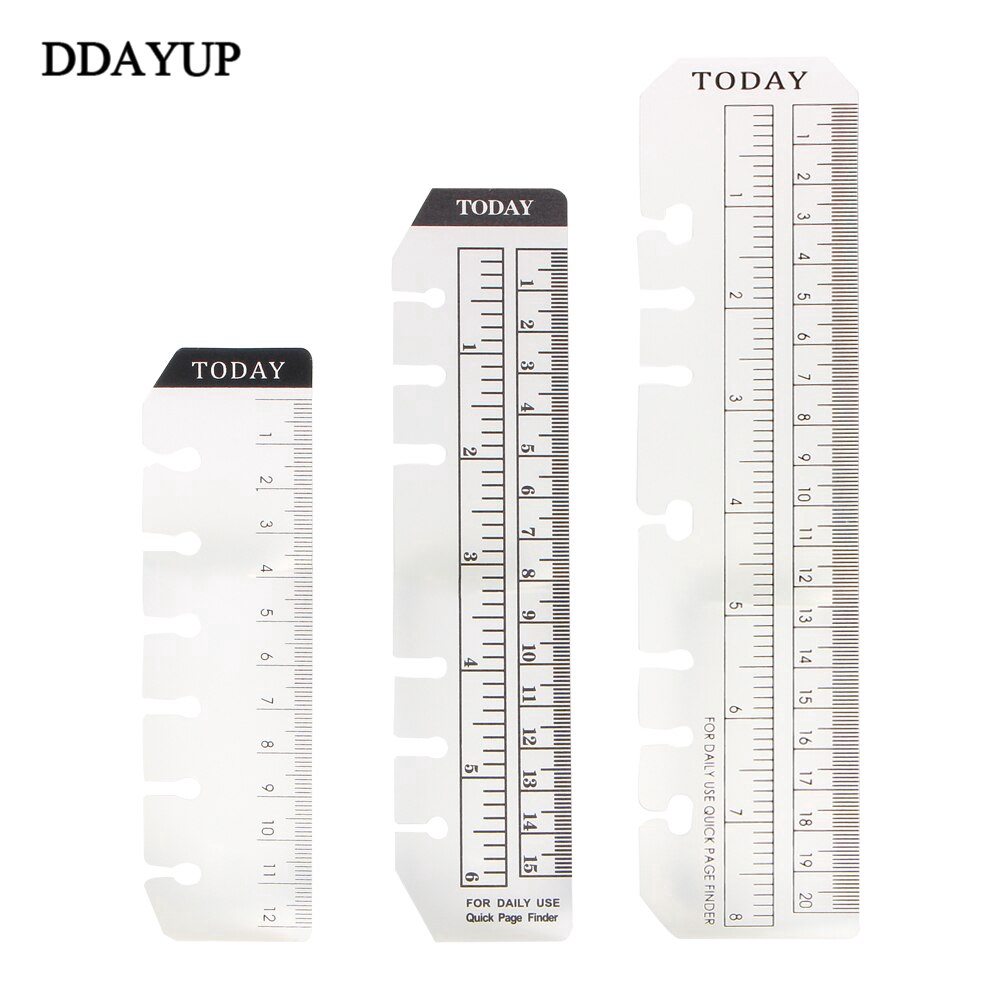 Thước kẻ thẳng trong suốt khổ A5/A6/A7 tiện dụng