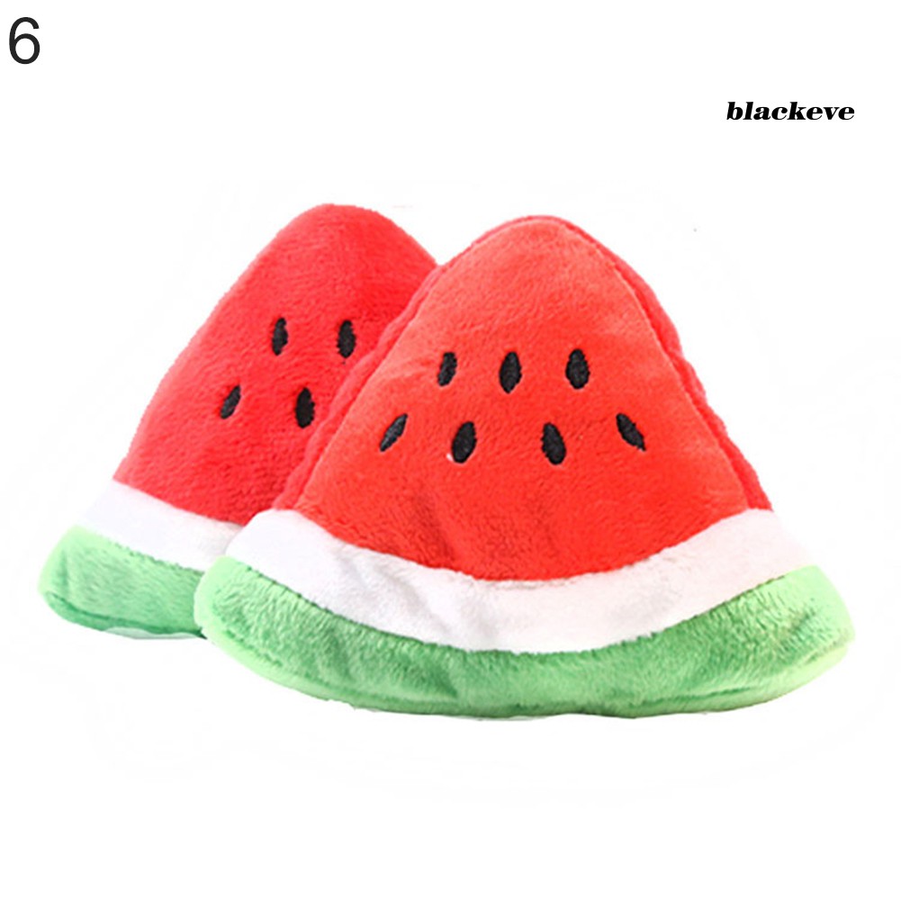 Đồ Chơi Nhai Gặm Nhồi Bông Phát Ra Âm Thanh Vui Nhộn Hình Rau Củ Trái Cây Nhiều Kiểu Tùy Chọn Cho Thú Cưng