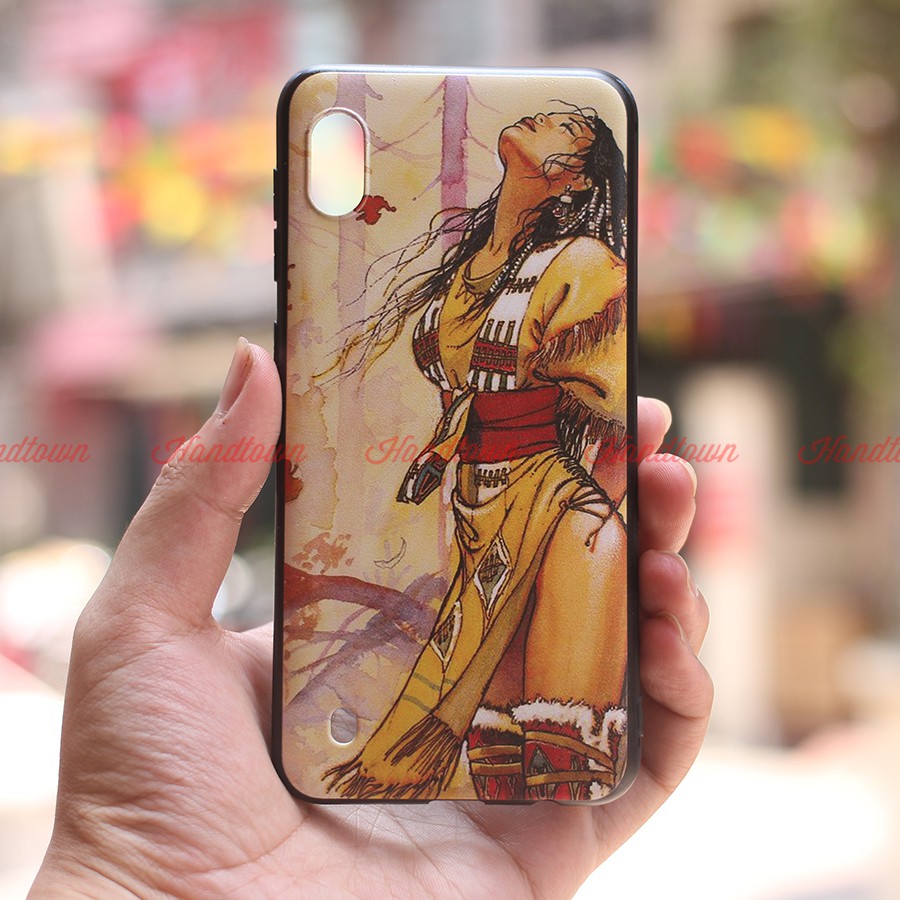 Ốp lưng Samsung Galaxy A10 dẻo đen in hình