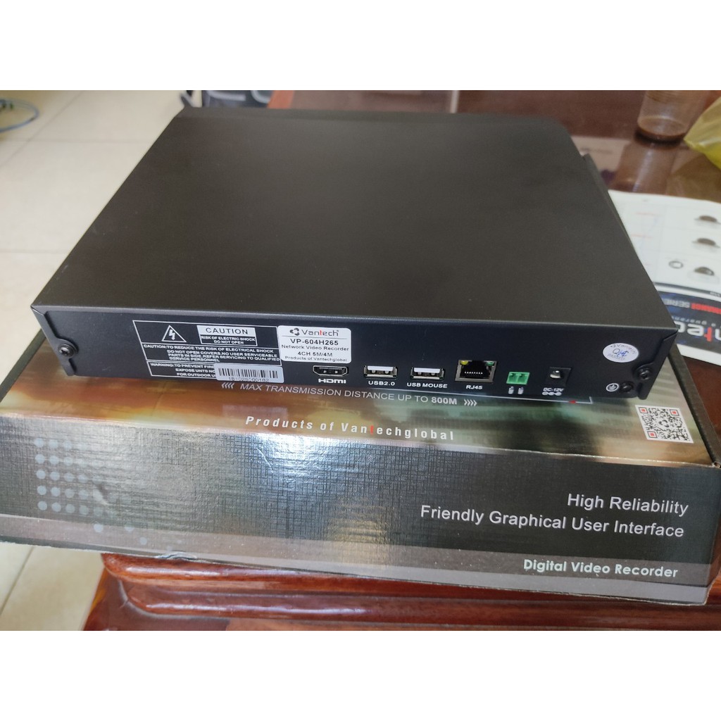 đầu ghi IP vantech Vp604H265 4 Kênh