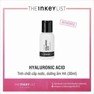 [THE INKEY LIST] Tinh chất cấp nước dưỡng ẩm Hyaluronic Acid (HA) 30ml