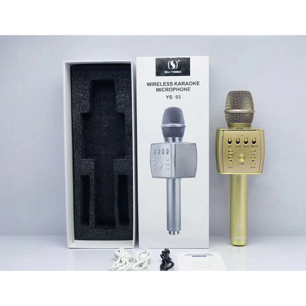 [ Siêu rẻ ] Micro Karaoke Bluetooth YS-93