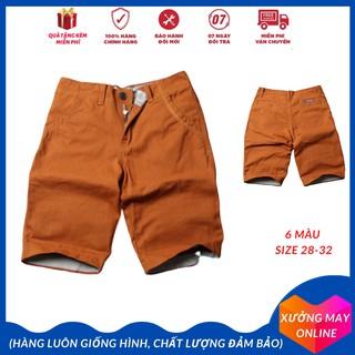 Quần short nam kaki chất liệu dày dặn có nhiều màu sắc lựa chọn-XM023