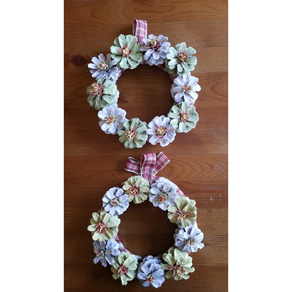 Quả thông Quảng Bình làm tranh - decor - trang trí