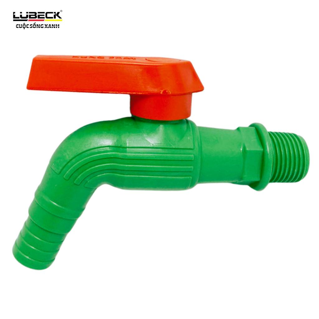 Vòi Nước - Vòi Hồ Bằng Nhựa Pvc Loại Dày Màu Xanh Có Thể Gạt 2 Chiều - Lubeck