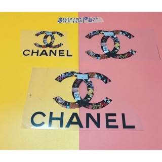 Sticker ủi,hình ủi, patch ủi logo Chanel