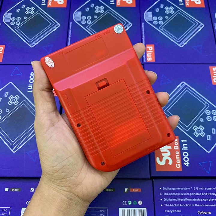 Máy Chơi Game 4 Nút Cầm Tay SUP Game Box 400in1 Plus