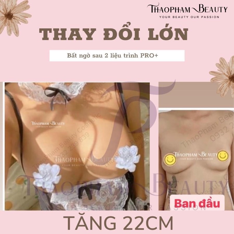 Combo siêu nở ngực VIP 1 tăng vòng 1 từ thảo dược, tăng size ngực hiệu quả – Thảo Phạm Beauty