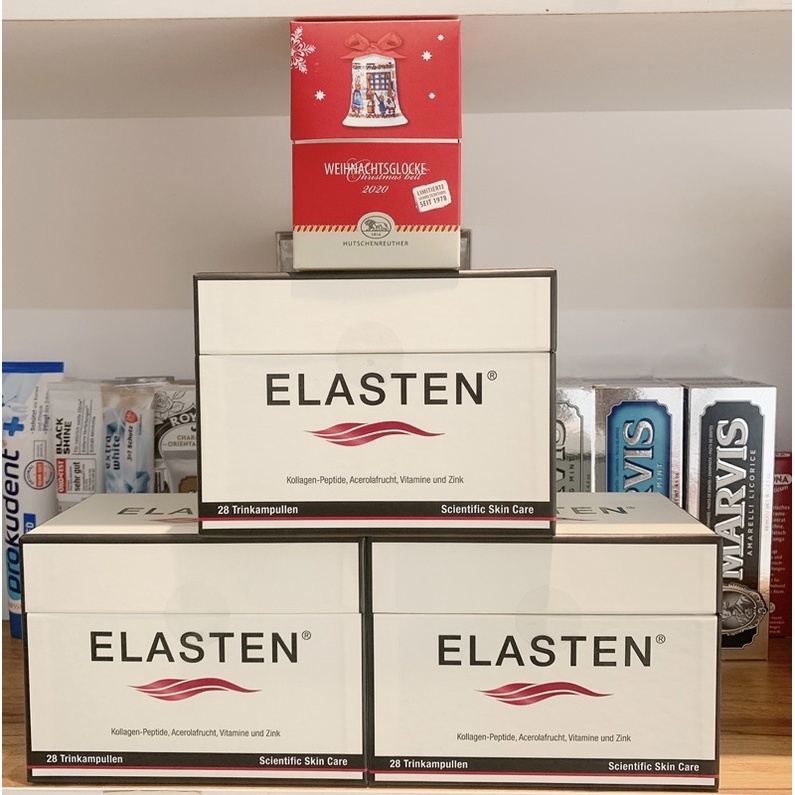 Combo 3 hộp Collagen Elasten -( Tặng kèm Chuông sứ giáng sinh Hutschenreuther + 1 lọ Elasten )