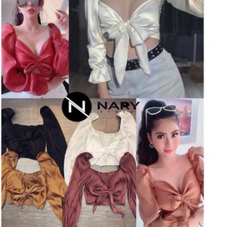 Freeship🪴áo cột nơ ngực sexy