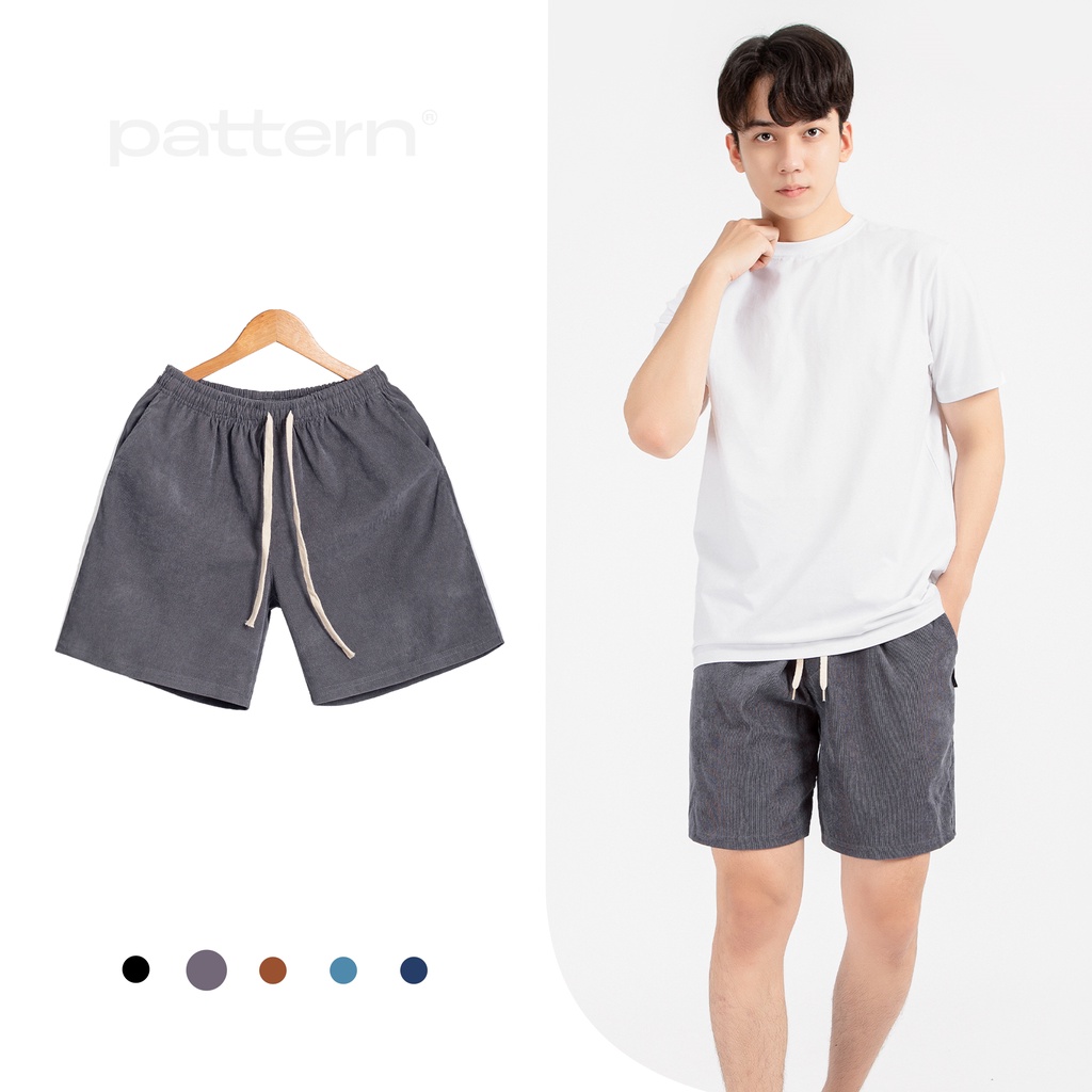 Quần short nam nhung tăm PATTERN THE 1992