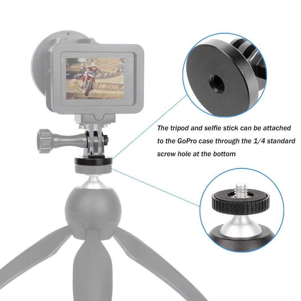 Khớp Nối Tripod Vít 1 / 4 Bằng Hợp Kim Nhôm Tiện Dụng