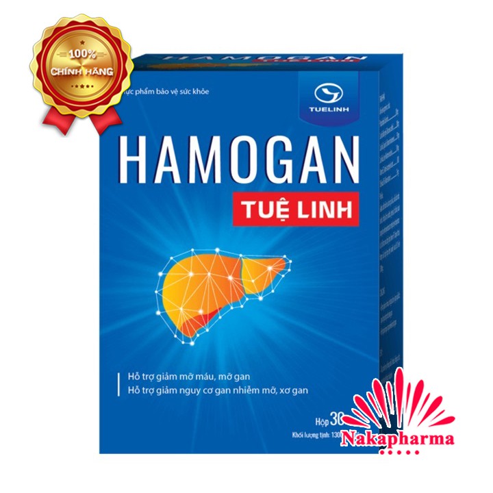 Hamogan Tuệ Linh | Giúp giảm mỡ máu, mỡ gan, giải độc gan, tăng cường chức năng gan