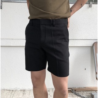 SHORTS BASIC đen, xám - quần tây ngắn nam "CHUỘT TRẮNG" có big size