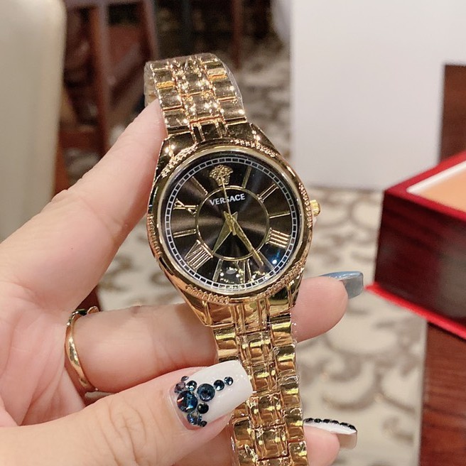 Đồng hồ versace dây thép không gỉ, hàng full box, thẻ bảo hành 12 tháng - Dongho.versace | BigBuy360 - bigbuy360.vn