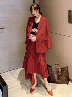 ORDER - Set vest váy đỏ siêu hot TẾT 2020 ❤️