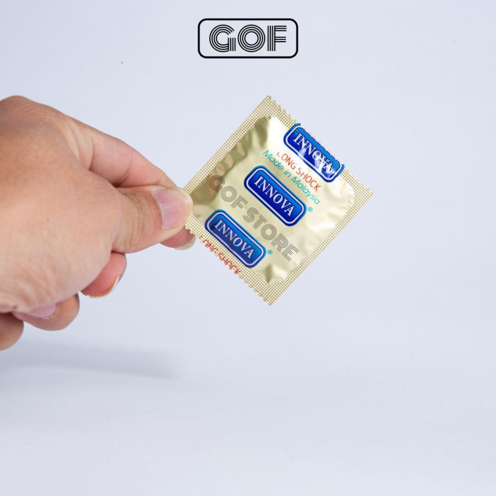 Mua 2 Bao cao su gai lớn Innova đen kéo dài thời gian Hộp 12c tặng bao cao su siêu mỏng Durex hộp 3c – GoF 👌