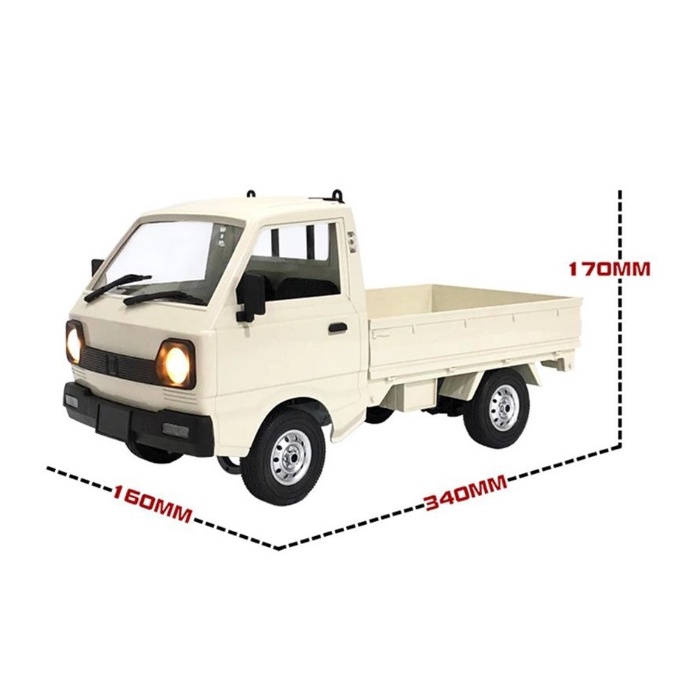 WPL D12  Xe bán tải điều khiển từ xa WPL D-12 - Xe ô tô mô hình bán tải RC WPL D 12