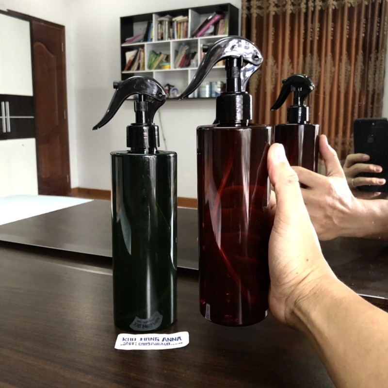 Chai Bình xịt nước tưới cây 300ml/ 500ml - Bình xịt phun sương tưới hoa, XỊT KHUẨN , bóp xịt tóc- vỏ chai xịt cồn