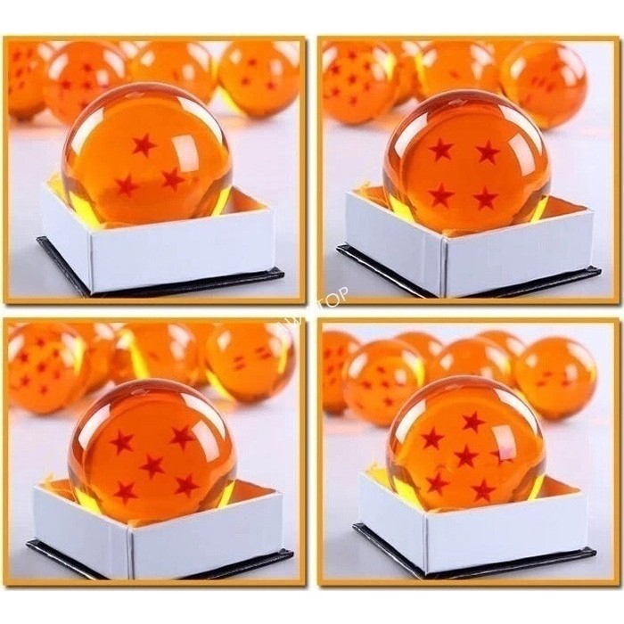 Viên ngọc rồng Dragon Ball 7.5cm 3D tự chọn 1-7 ngôi sao độc đáo